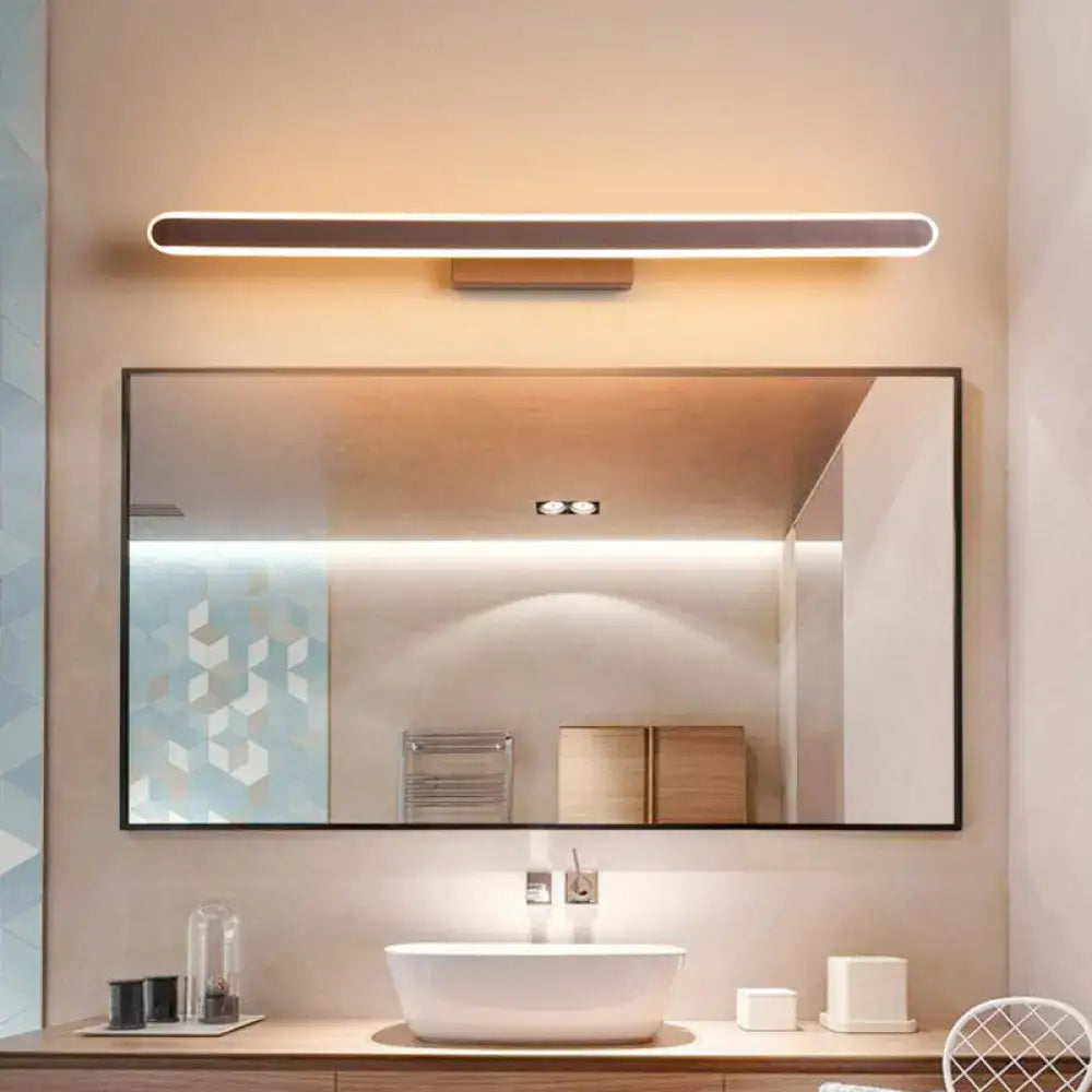 Coffee Linear LED Sconce
