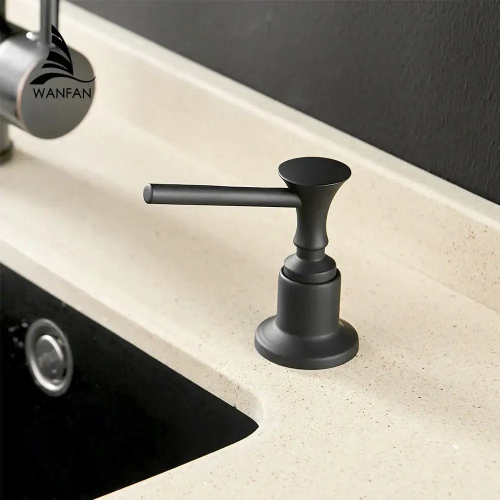 Black Stainless Soap Dispenser