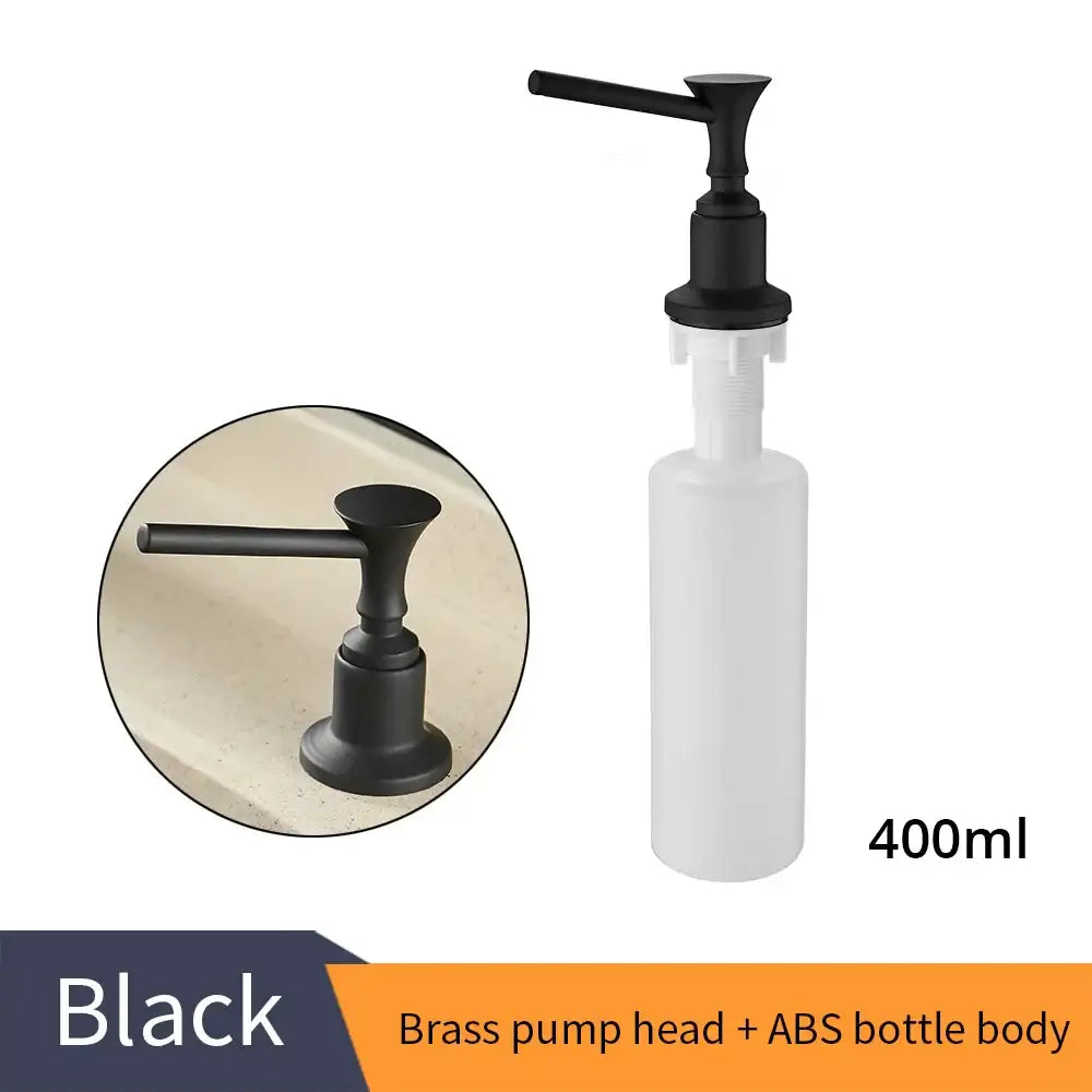 Black Stainless Soap Dispenser