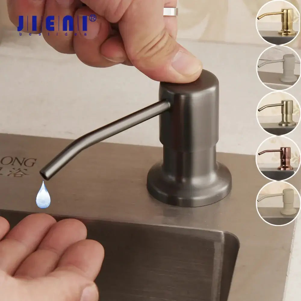 Grey ABS Soap Dispenser