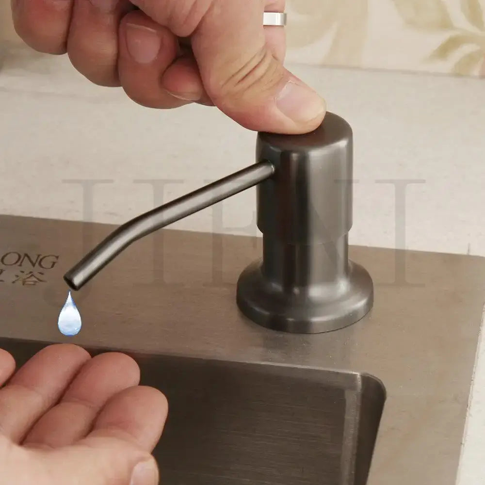 Grey ABS Soap Dispenser