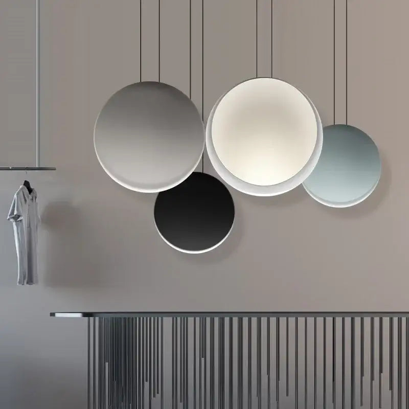 Black Green Moon Chandelier