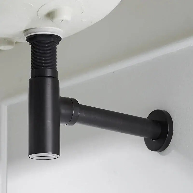 Black Round Bottle Trap