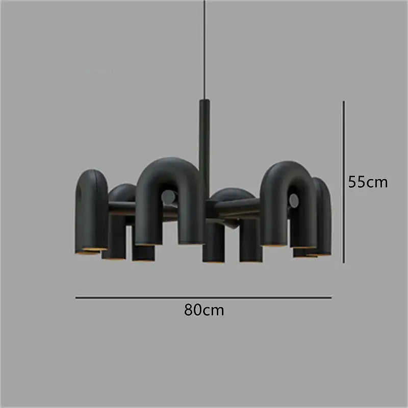 Black Tube Wall Sconce