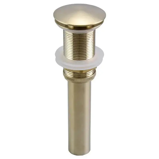 Gold Three-Handle Basin Faucet