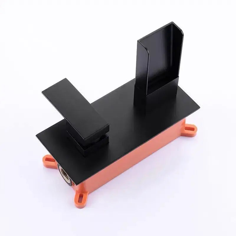 Black Chrome Single-Handle Wall-Mount Faucet