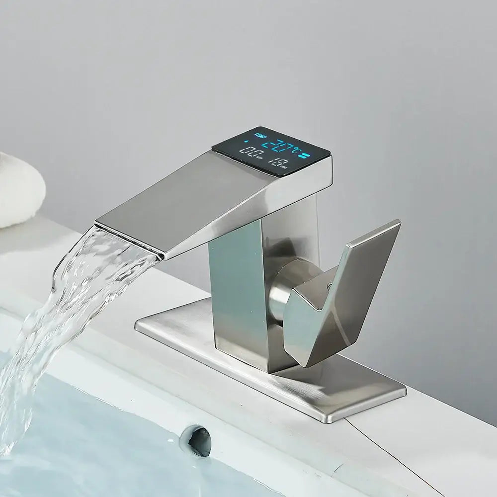 Black Waterfall Faucet Display