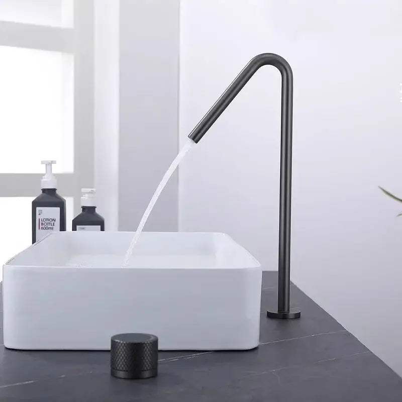 Brushed Black Basin Faucet