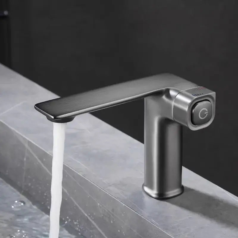 Gray Sink Mixer Tap