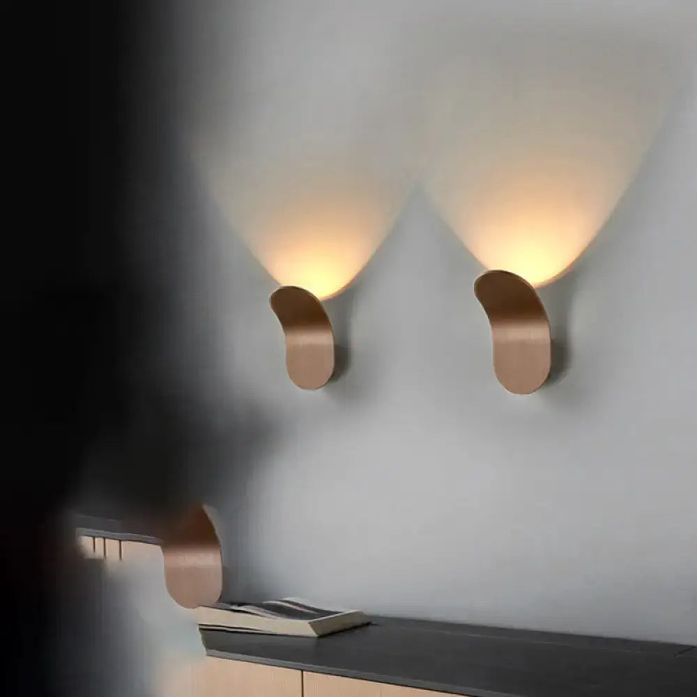 Black Gold Wall Sconce Industrial Bracket