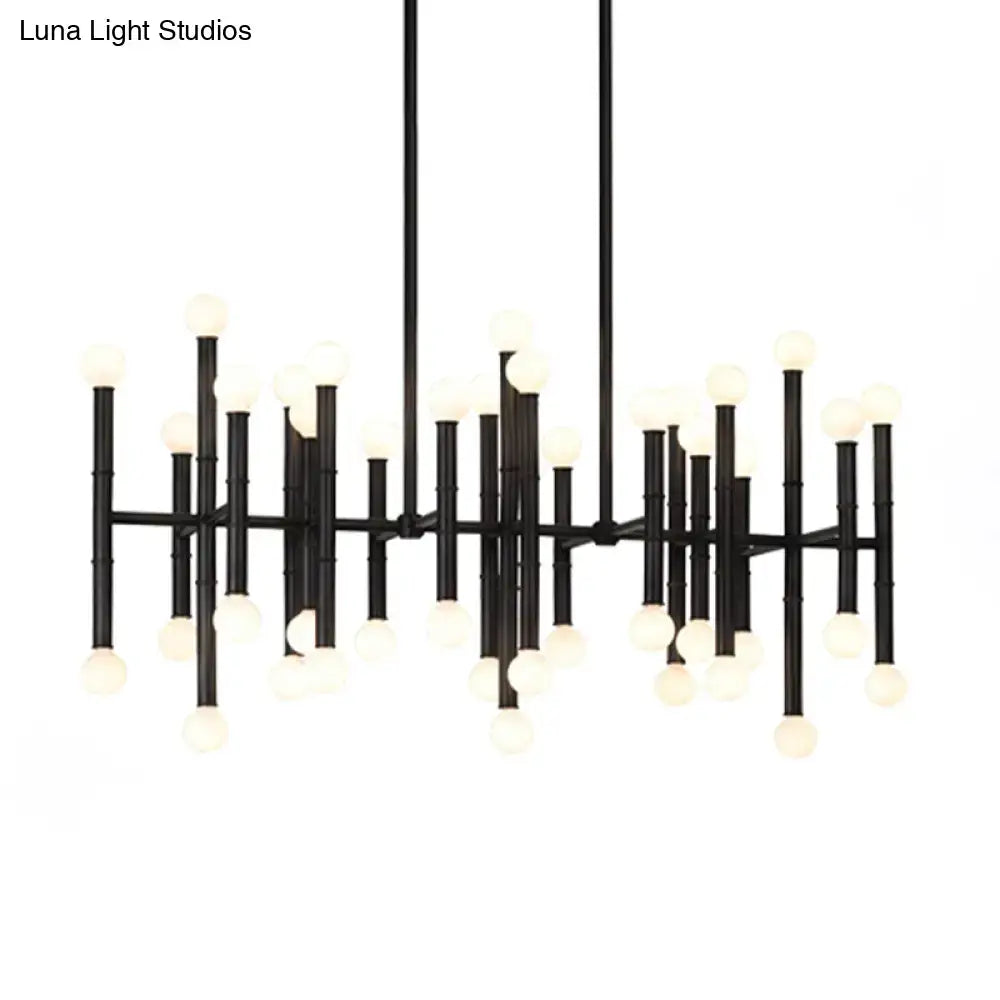 Gold Metal Island Chandelier