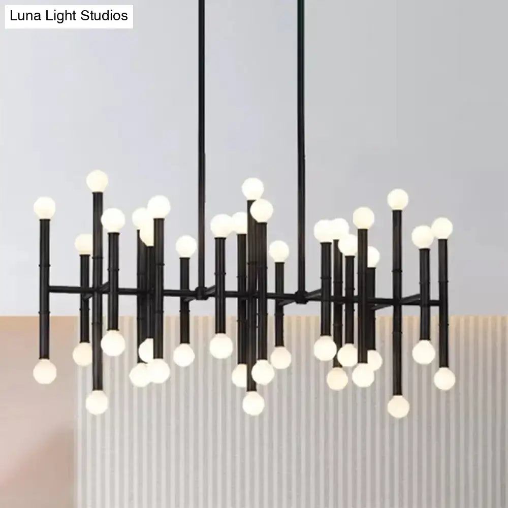 Gold Metal Island Chandelier