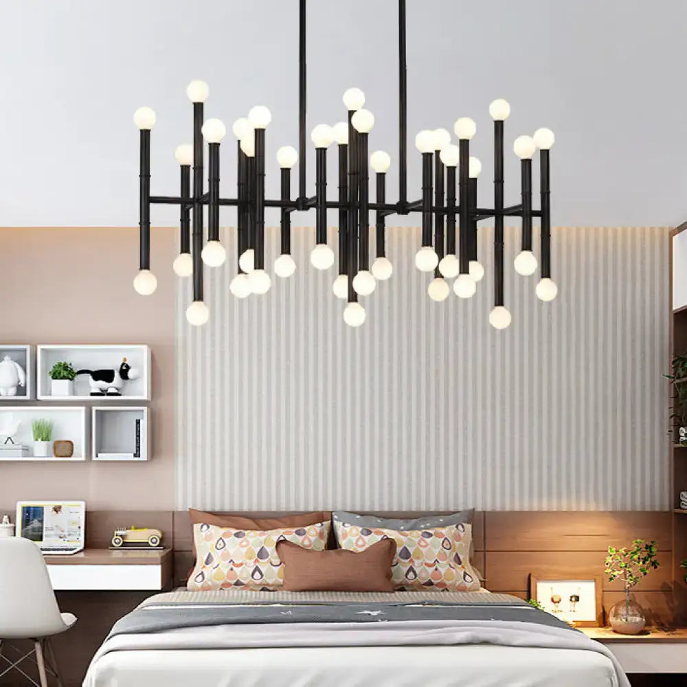 Gold Metal Island Chandelier