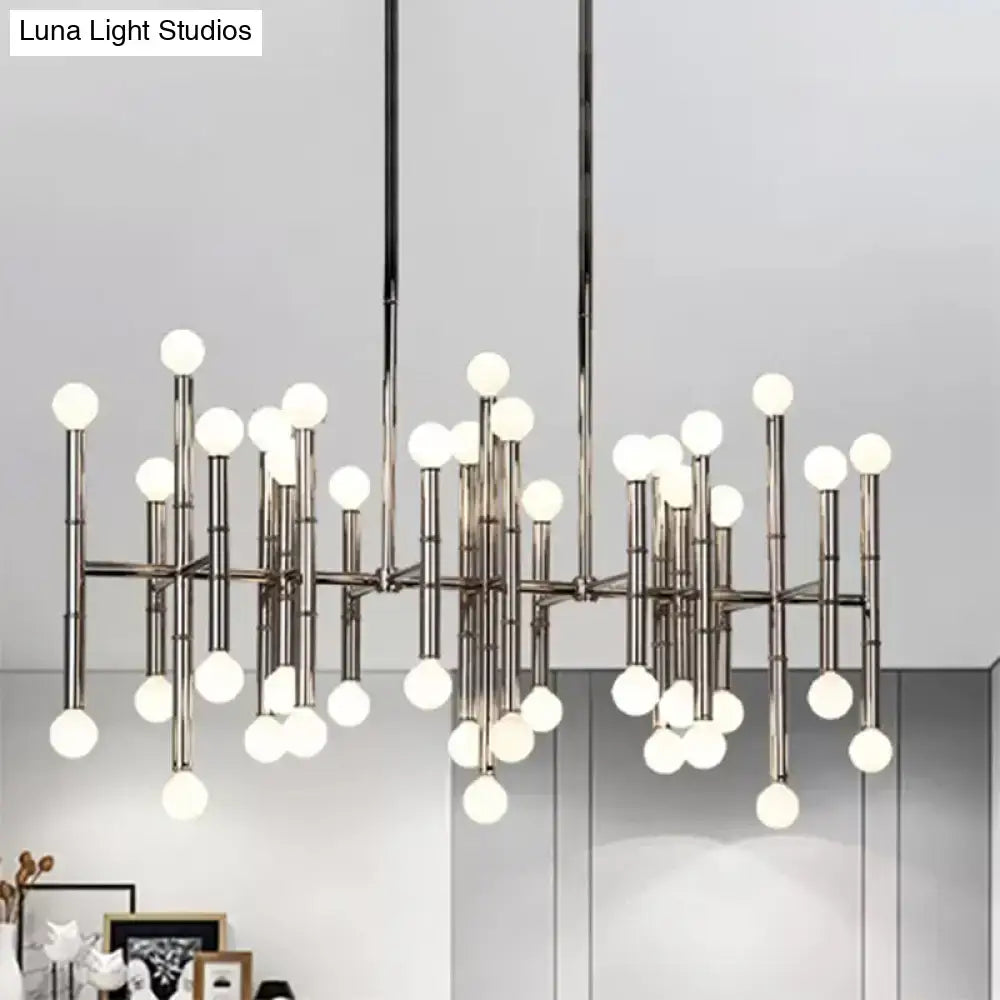 Gold Metal Island Chandelier