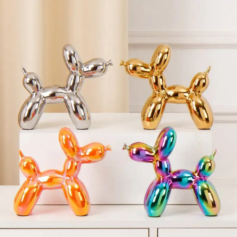 Ceramic Balloon Dog Statue