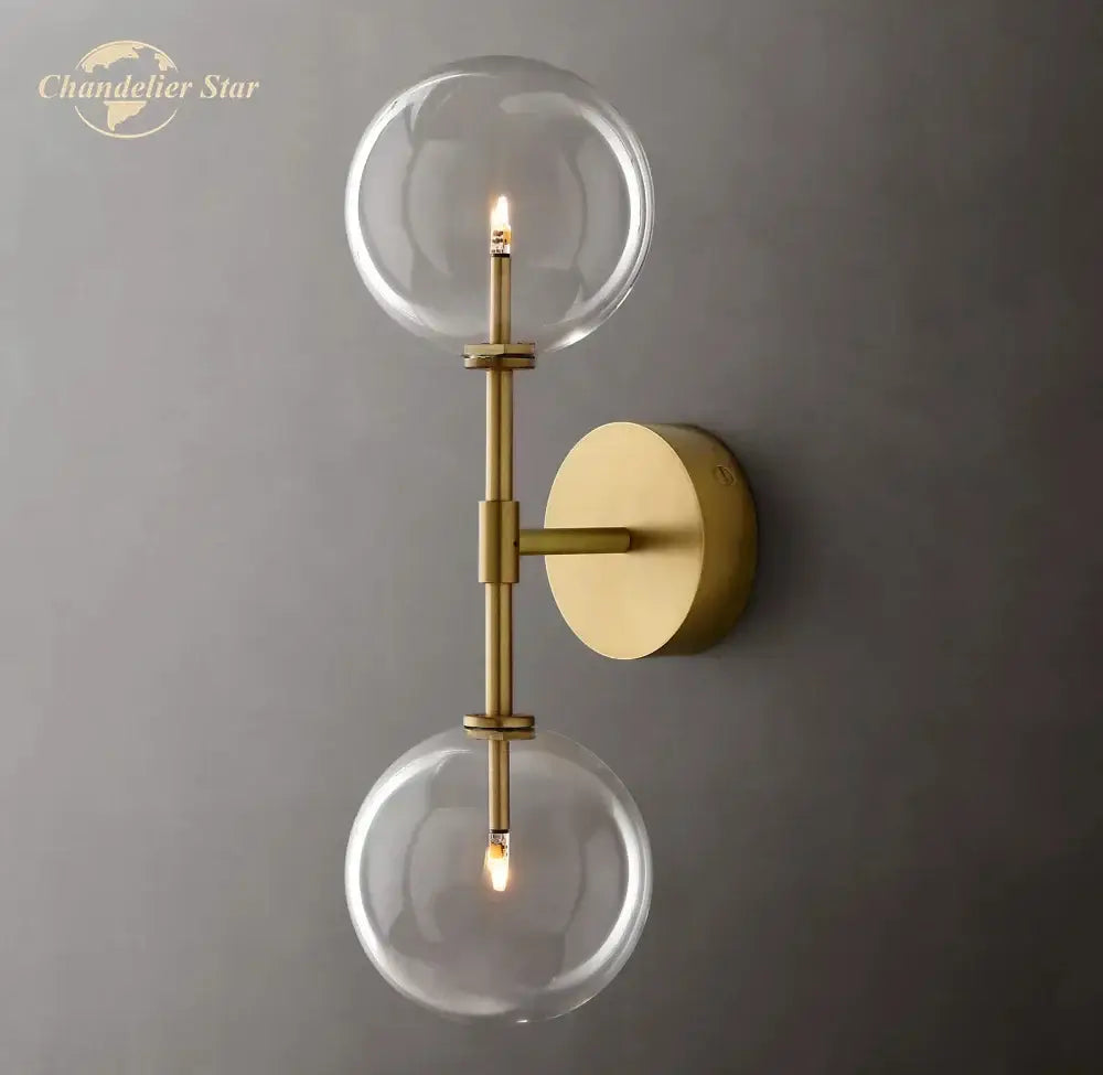 Glass Globe Wall Sconce