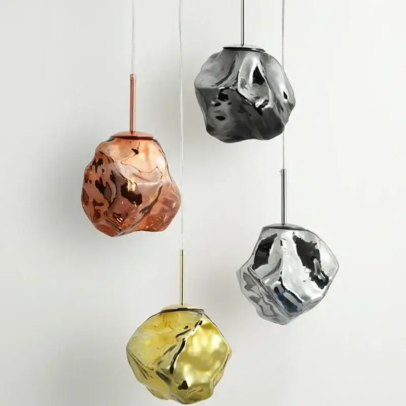 Smoky Grey Ice Pendant Light