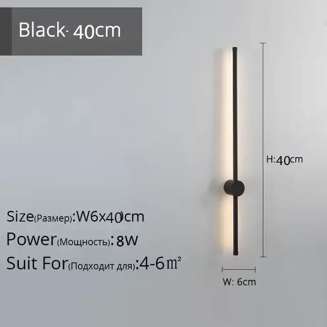 Black Staircase Wall Light