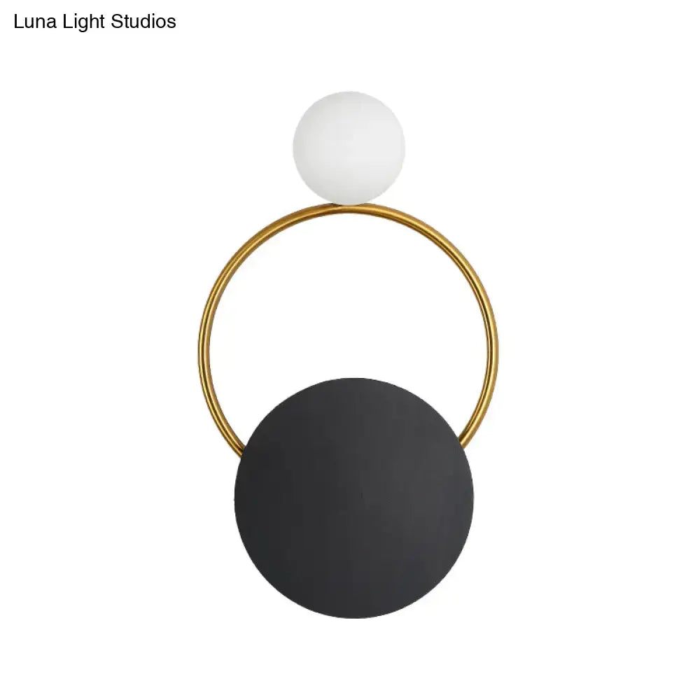 Black Gold Wall Light Sconce