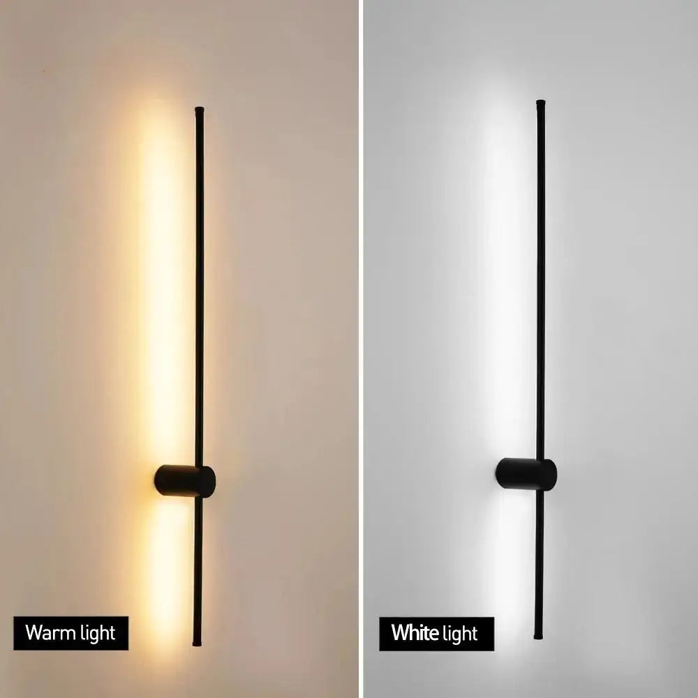 Gold LED Strip Wall Lamp