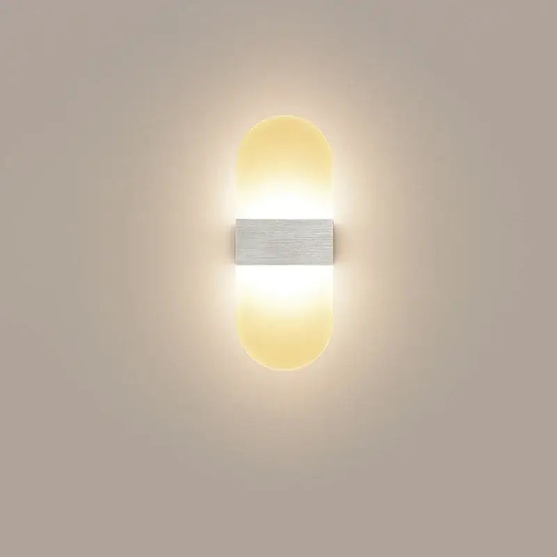 Black LED Bedroom Sconce
