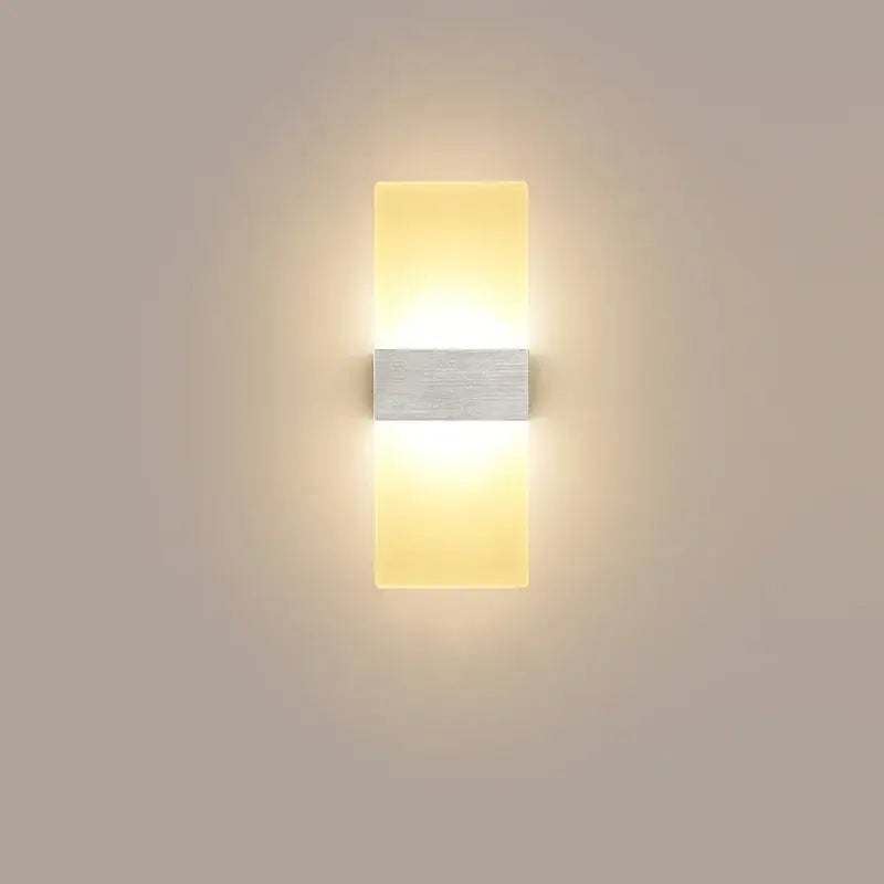 Black LED Bedroom Sconce