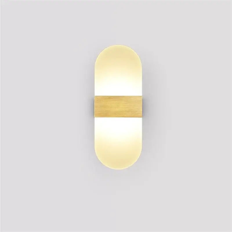 Black LED Bedroom Sconce