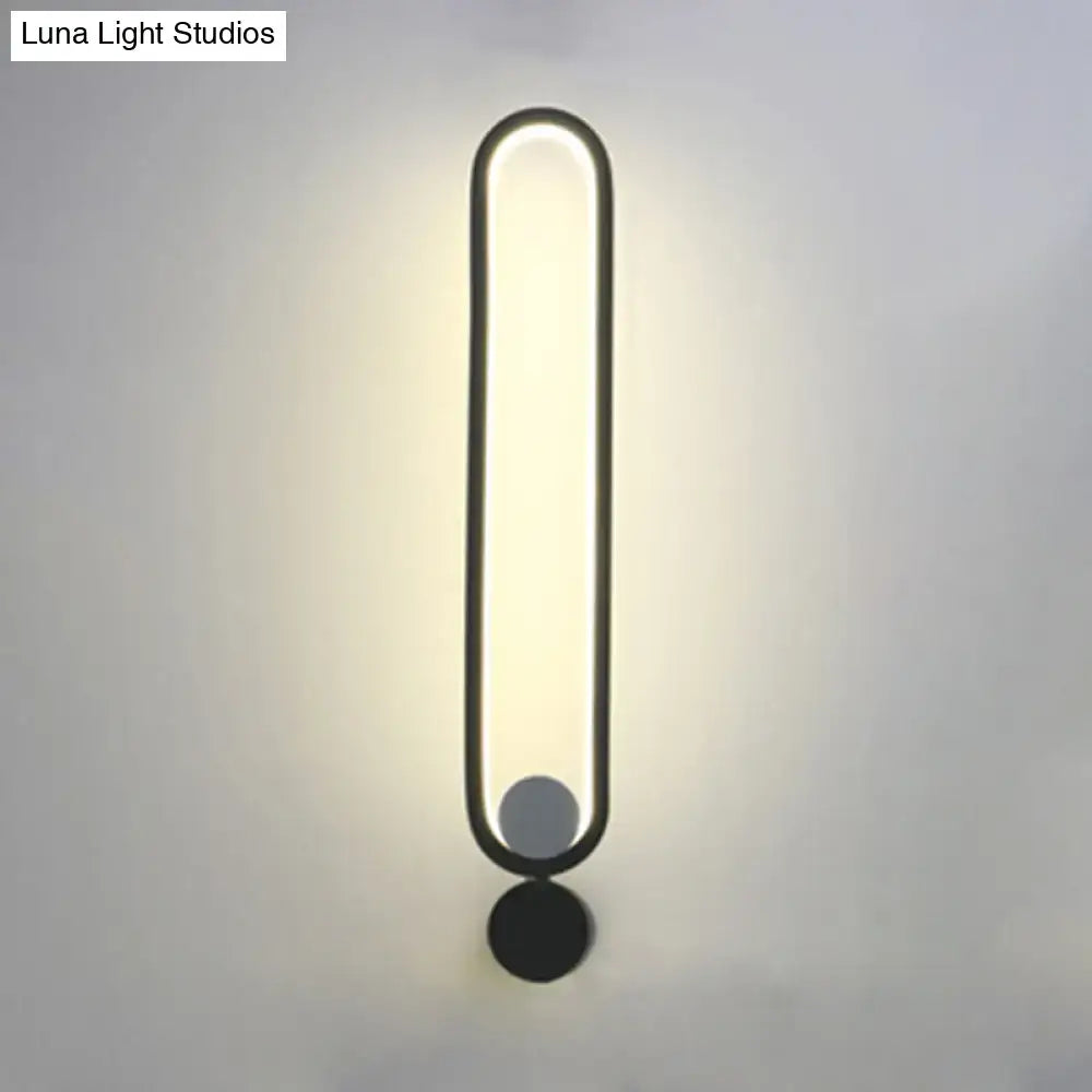 Black Adjustable LED Sconce