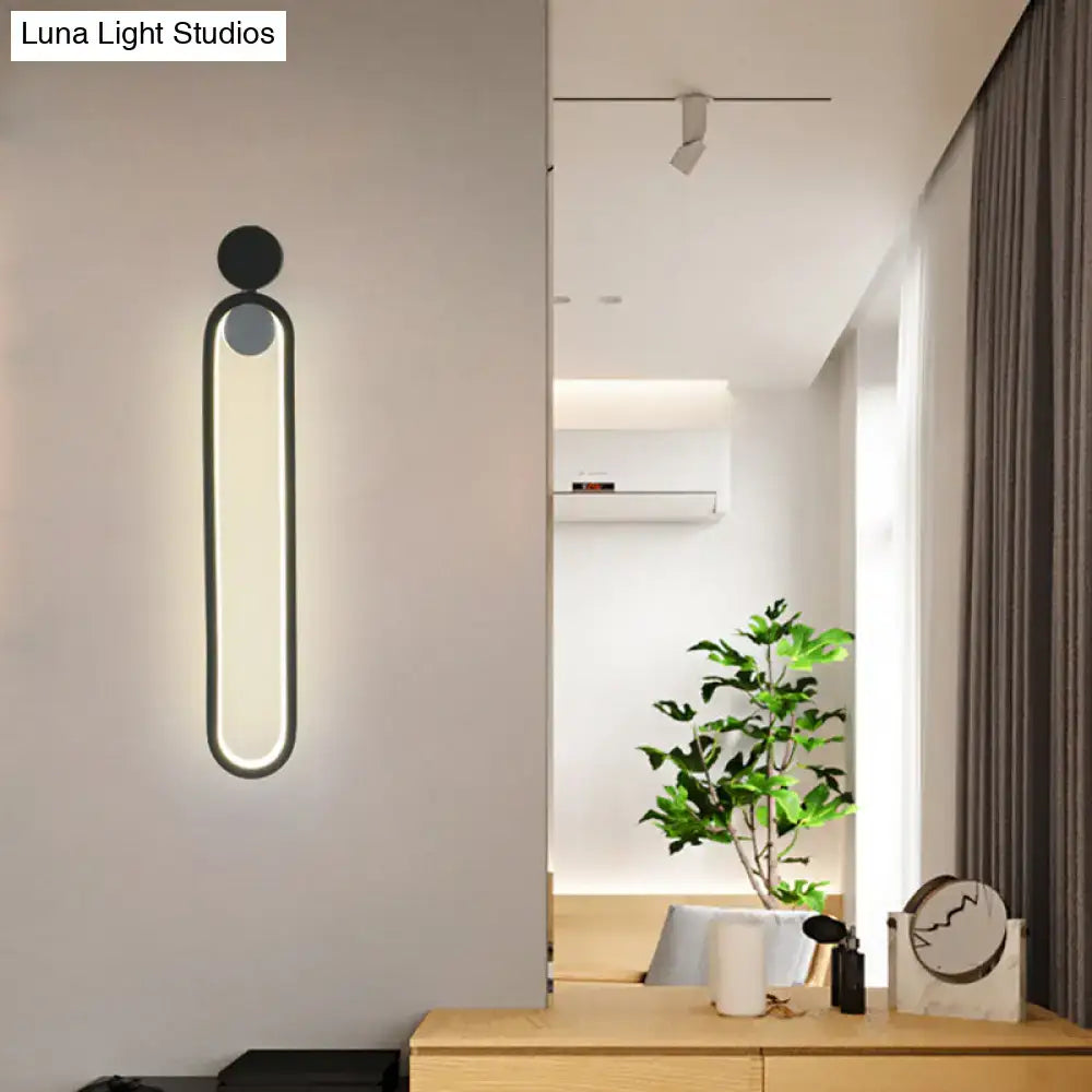 Black Adjustable LED Sconce