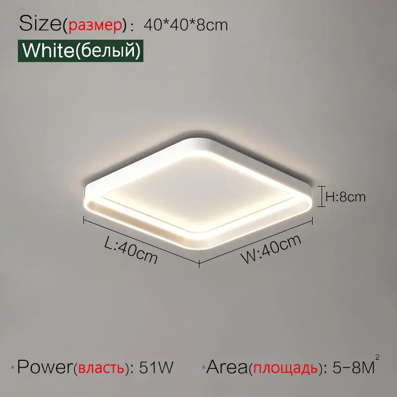 Black Ring Ceiling Light 90cm Acrylic