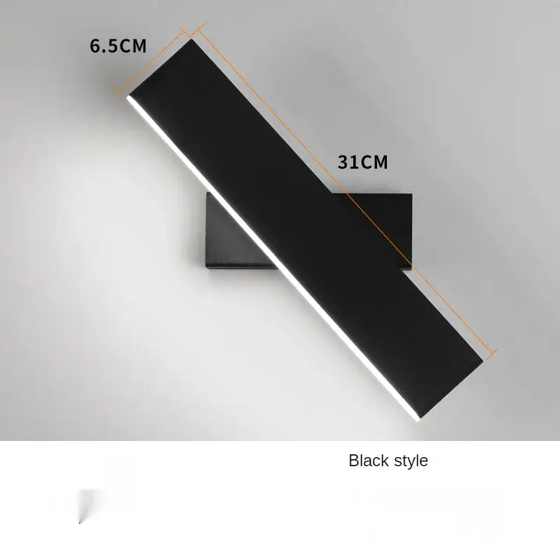 Black Rotate Wall Lamp