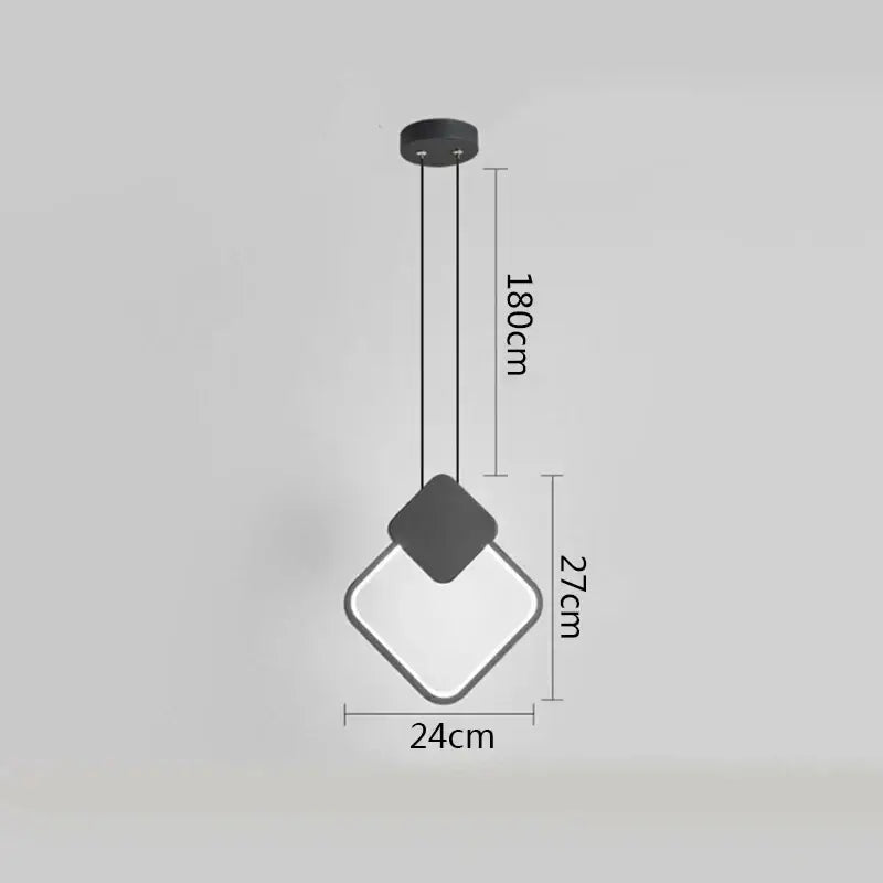 White Ring Pendant Lamp