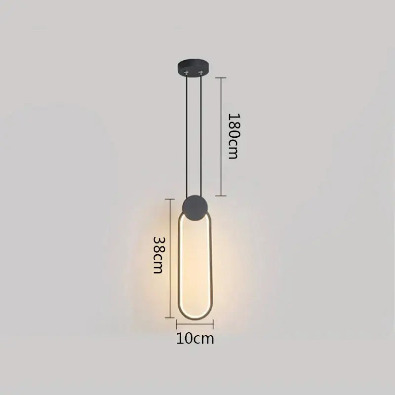 White Ring Pendant Lamp