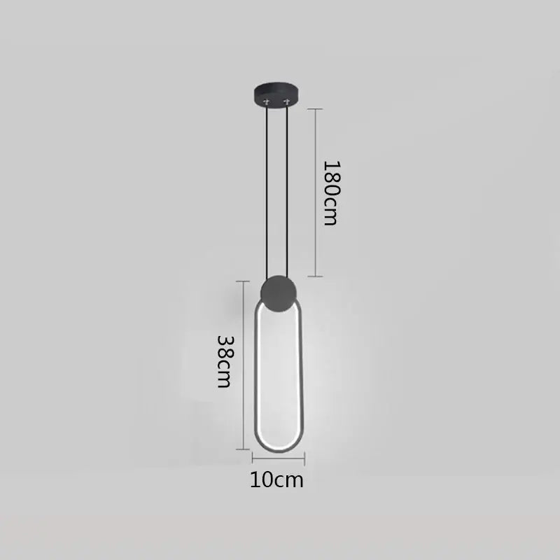 White Ring Pendant Lamp