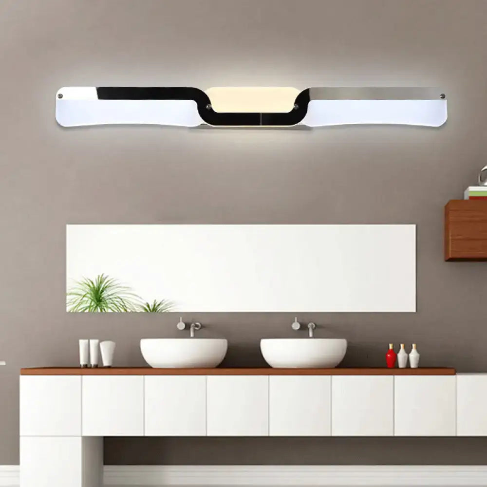Chrome Vanity Sconce Light