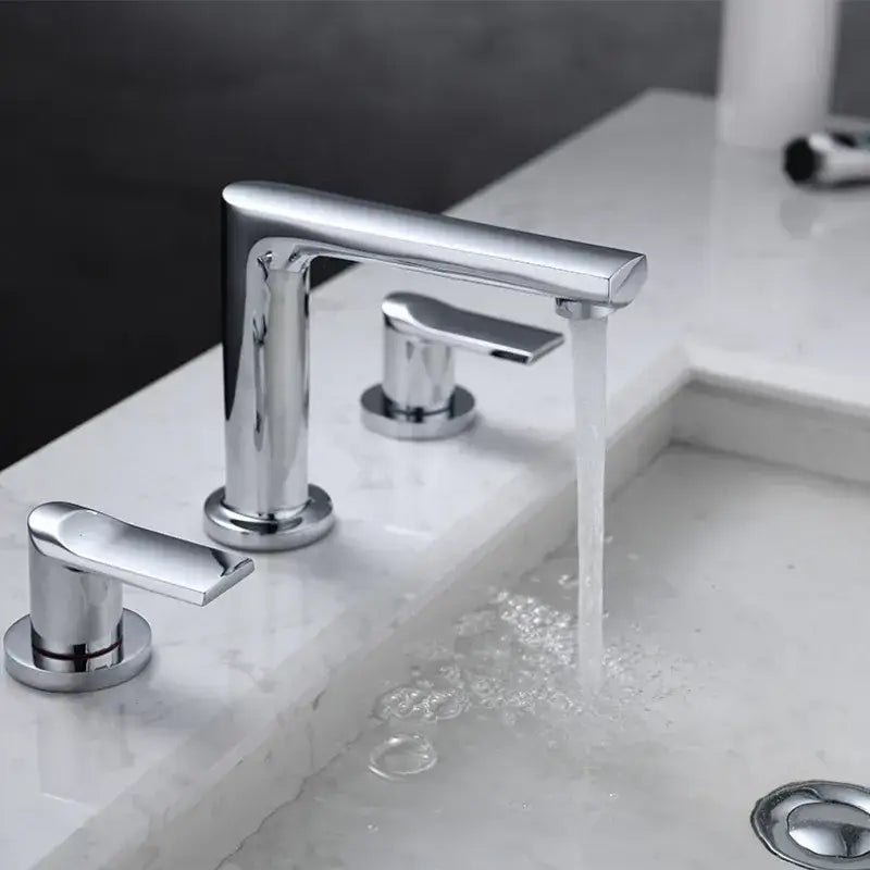 Gold Widespread Basin Faucet