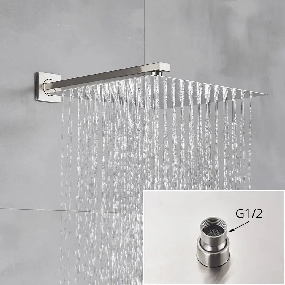Brushed Nickel Shower System