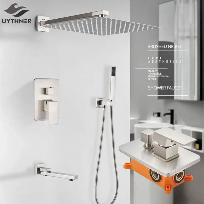 Brushed Nickel Shower System