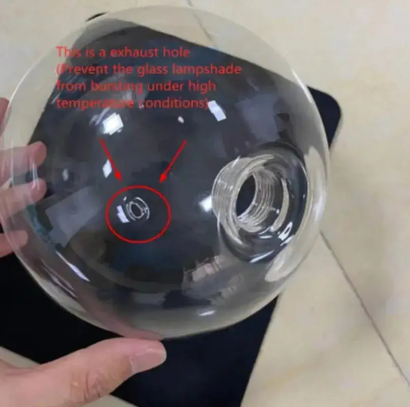 Clear Glass Ball Pendant