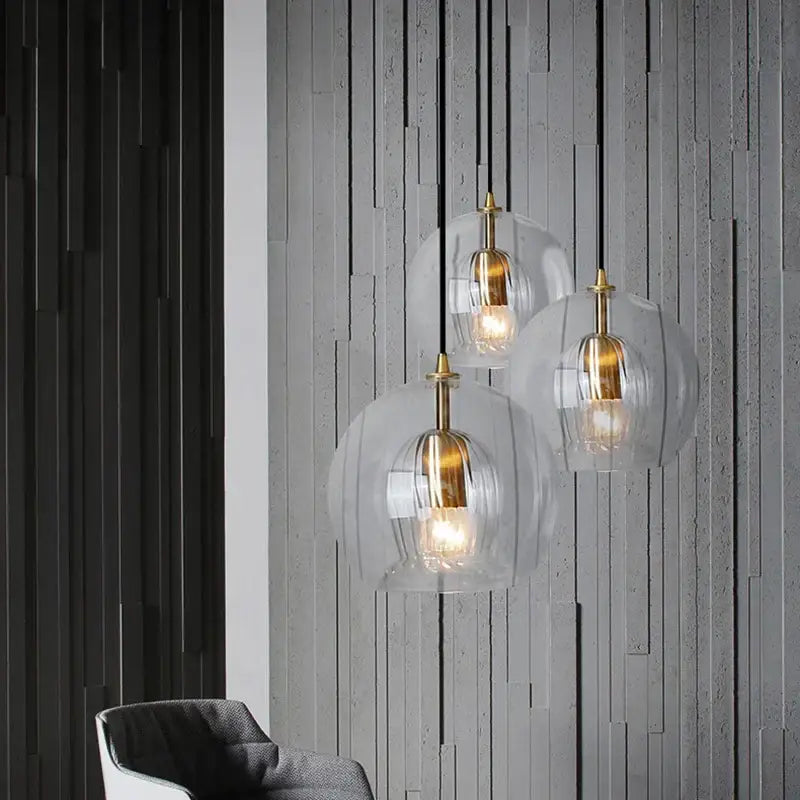 Glass Ball Dining Pendant