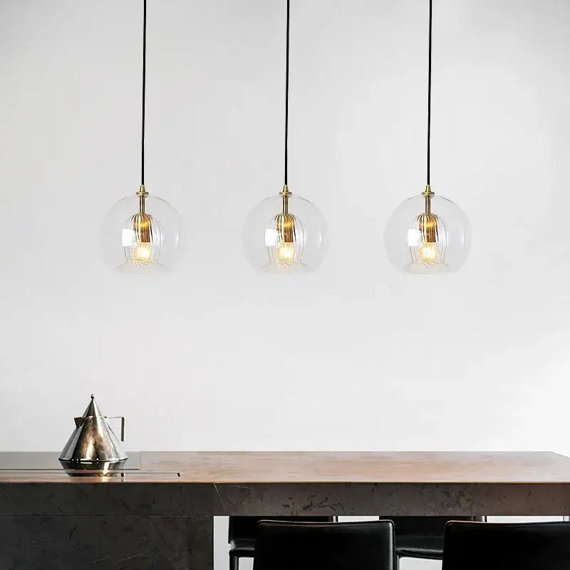 Glass Ball Dining Pendant