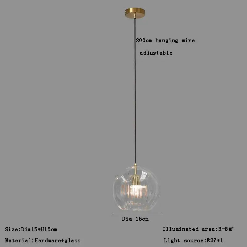 Glass Ball Dining Pendant
