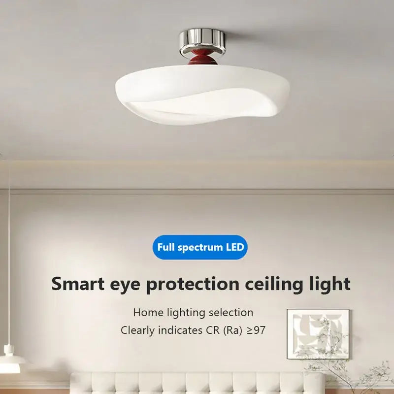 Cream LED Ceiling Light with Tricolor Option