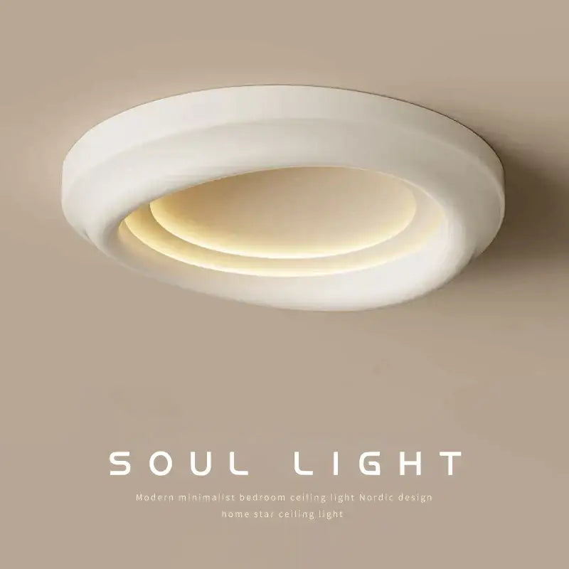 Cream LED Ceiling Light with Tricolor Option