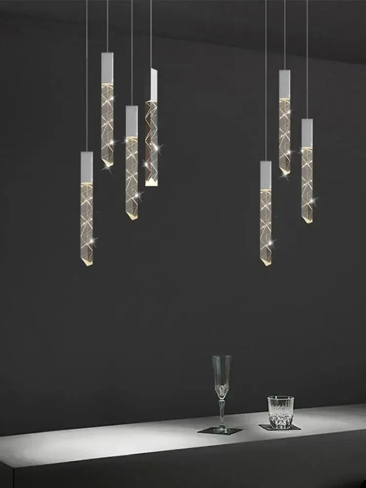 Crystal LED 36-Head Living Room Pendant Light