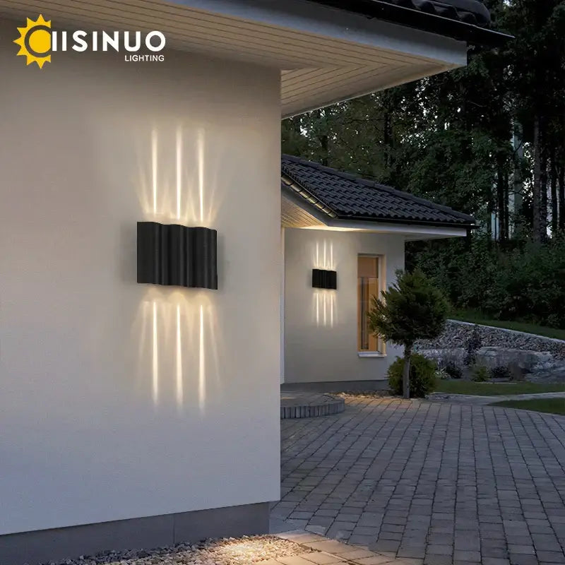 Black Outdoor Sconce Light