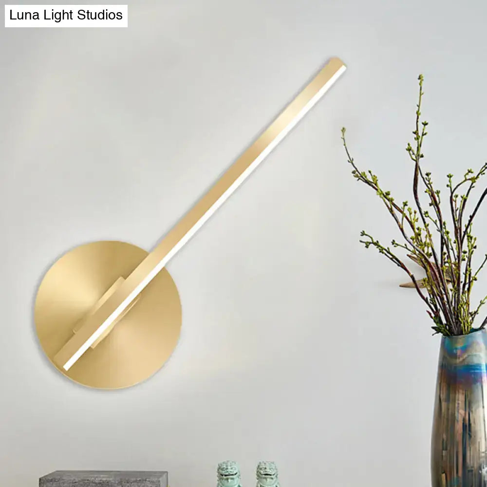 Gold Tube Wall Sconce
