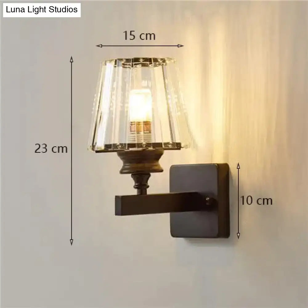 Gold Crystal Wall Lamp