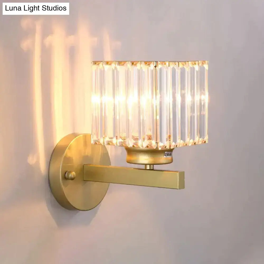 Gold Crystal Wall Lamp