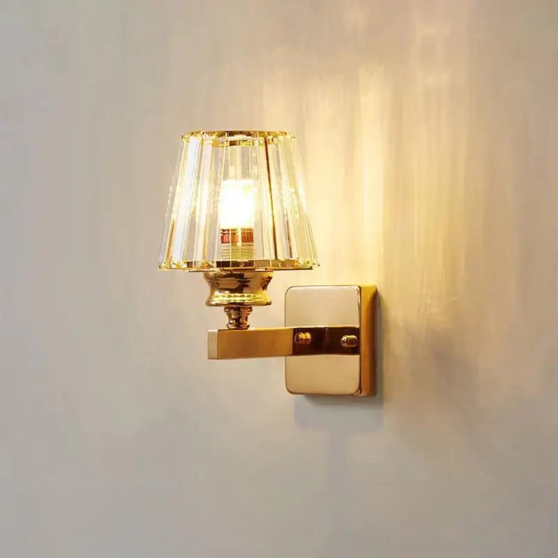 Gold Crystal Wall Lamp